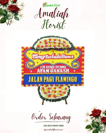 Sewa Papan Bunga Kahean
